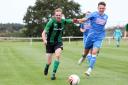 Wells Town Res in action against Feltwell United