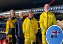 (From left to right) Mandy Humphreys, Sheila Warner, Mark Frary and Fred Whitaker, volunteers at RNLI Wells, on its 200th birthday
