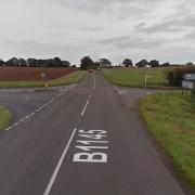 The crash occurred on the B1145 near Great Massingham