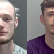 Kyle Tipper (left) and Artenis Shehu (right) were both jailed this week