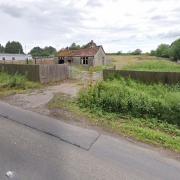 The site of the proposed new caravan site at South Creake