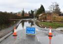 The B1355 in South Creake remains closed