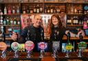 Hop Rocket co-owner Mark White and general manager Molly Taylor behind the bar Picture: Sonya Duncan
