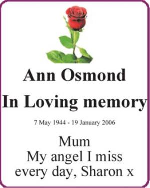 Ann Osmond