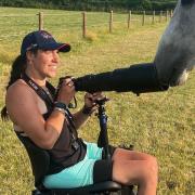 Horse rider Caroline March fell from her horse in Norfolk in 2022