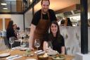 Owners Natalie Stuhler and Dan Lawrence at the Socius Restaurant at Burnham Market. Picture: DENISE BRADLEY