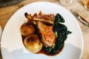 The rack of local lamb dish from the newly-revamped Black Lion Hotel in Little Walsingham.
