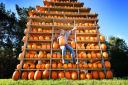 Owner Victoria Cushing sat on The Pumpkin House, in Thursford.