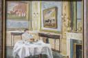 The new exhibition for visitors to Sandringham House and museum this year - A painting of the Queen at breakfast by the Duke of Edinburgh. Picture: Matthew Usher.