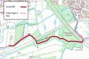 The Fakenham Restricted Byway will be shut will surface improvement works takes place