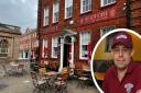 Andrew Felton (inset), owner of Drifters Fish and Chips in Fakenham, has taken over the Red Lion Lounge