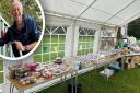 Party in the Park was held in Walsingham on October 7 as the committee in charge of rebuilding the iconic hall held the event to start its fundraising effort (Inset) Keith Tuck, Walsingham parish councillor and a committee member for the village hall