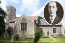 The bells will be rung out at Great Ryburgh church in memory of the post-WWI fallen, including William David Howard (inset)