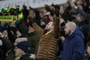 Norwich City fans in the Carrow Road stands