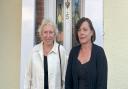 Homes for Wells Chair, Lynne Burdon (left), and General Manager , Jane Berwick outside the property