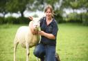 Norfolk shepherdess Michelle Lakey raised £1,752 for charity by auctioning one of her lambs at Norwich Livestock Market