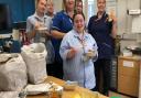 Nurses at Dereham Hospital and workers at GP practices in the town have thanked local businesses and people for their generosity after receiving gifts for working on the frontline during the coronavirus pandemic. Picture: Beckie Claxton