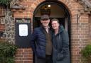 Peter and Linda Musson at The Wheatsheaf in West Beckham, which is hosting a week of activities and giveaways for the King's coronation.