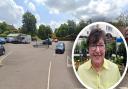 Angela Glynn (inset), mayor of Fakenham, was speaking after about a possible Flagship Housing Group proposal, which would potentially see affordable housing developed on the Highfield Road Car Park in Fakenham