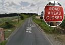 The A149 Wells Road in Burnham Overy Staithe is closed 