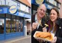 Marcus and Alanna French of French's fish and chip shop (Photo: Denise Bradley)