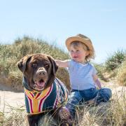 Ruff and Tumble's dry coats are perfect for days at the beach