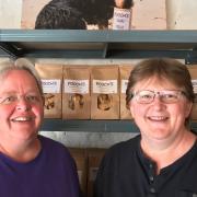 Liz and Sarah Morris, founders and directors of Pooch's dog treats