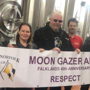 Moon Gazer Ale is producing a new ale to mark the Falkland Islands ride by members of Harley Club Norfolk