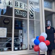 Jane Berry, who lives in Beetley, opened her Dereham shop Church Street Barbers
