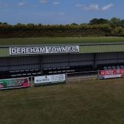 Dereham Town Football Club's ground, Aldiss Park. Picture: Jordan Blyth