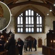 North Norfolk District Council's annual general meeting was held at the chapel at Gresham's School in Holt. Inset: Council leader Sarah Bütikofer.