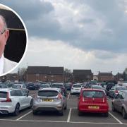 A resident has approached his district councillor after being unable to park in Dereham's Cherry Tree car park due to the coronavirus testing centre