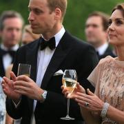 Prince William and the Duchess of Cambridge at tonight's gala dinner in support of East Anglia's Children's Hospices' nook appeal at Houghton Hall. Picture: Stephen Pond/Getty Images