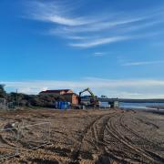 RNLI Wells confirmed that the process to dismantle the old lifeboat house has started