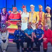 The cast of Aladdin for FADLOS' 2022 pantomime