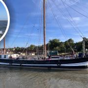 The Albatros is set to return to Wells in the next couple of months according to the ship's owner, Bob 'Rob' Richardson (inset)