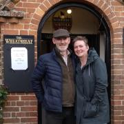 Peter and Linda Musson at The Wheatsheaf in West Beckham, which is hosting a week of activities and giveaways for the King's coronation.