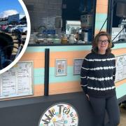 Kelly Thomas from Stanhoe officially opened Bubble Tea by the Sea at Wells Quay on April 29