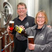 David and Rachel Holliday owners of Moon Gazer Ale