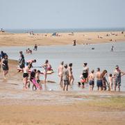 North Norfolk District Council (NNDC) said that red flags have been raised at the beach in Wells-next-the-Sea
