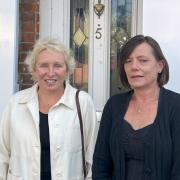 Homes for Wells Chair, Lynne Burdon (left), and General Manager , Jane Berwick outside the property
