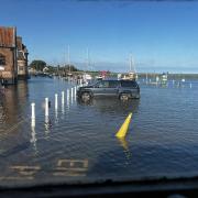 Dave Fincham, a car park attendee in Blakeney, was working on September 3 when the 9.6 spring tide hit the county