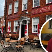 Andrew Felton (inset), owner of Drifters Fish and Chips in Fakenham, has taken over the Red Lion Lounge