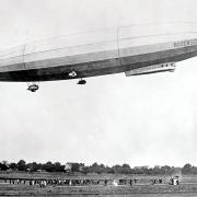 A First World War-era Zeppelin airship. One of these aircraft once bombed the quite Norfolk village of Little DUnham, where this planning application is being made