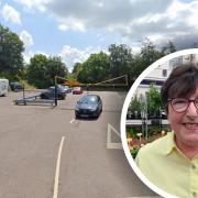 Angela Glynn (inset), mayor of Fakenham, was speaking after about a possible Flagship Housing Group proposal, which would potentially see affordable housing developed on the Highfield Road Car Park in Fakenham