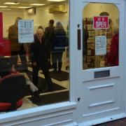 The post office in Millers Walk at Fakenham has moved from the former Thomas Cook unit to next-door