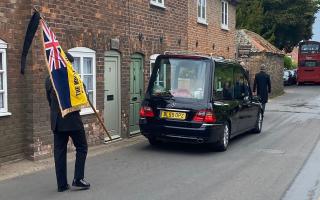 The funeral of Betty Emmerson MBE, at St Nicholas Church, Wells