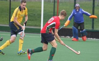 Norwich Dragons IIs man-of-the-match Ben Watson on the ball against Newmarket. Picture: SUBMITTED