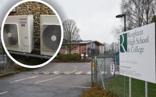 Reepham High School have been told to switch off its heating pumps by Broadland and South Norfolk Council, following noise complaints from neighbours